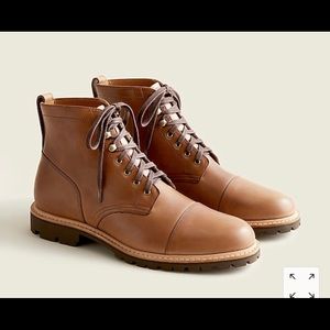 J.Crew Kenton cap-toe boots in Chromexcel® leather